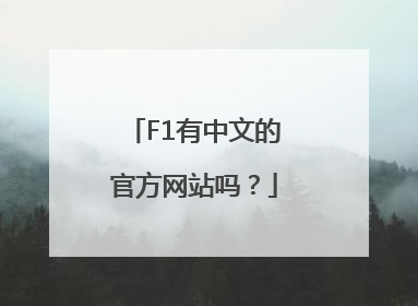 F1有中文的官方网站吗？